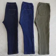 無印良品 レギンスパンツ 100cm 10分丈 3点セット