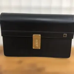 dunhill クラッチバッグ セカンドバッグ ダイヤルロック式 レザー 黒