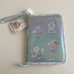 上海ディズニーランド　ダッフィーフレンズ　ペンケース メタリックブルー