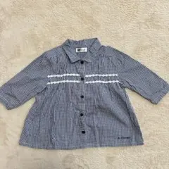KP 半袖シャツ 120サイズ チェック柄