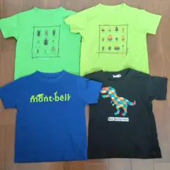 【mont-bell・branshes】Tシャツ 110サイズ 4枚セット