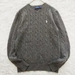 myyu様専用。ポロラルフローレン ウールカシミヤケーブルニットプルオーバー