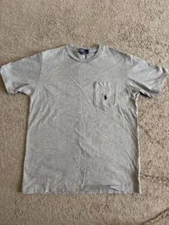 POLO RALPH LAUREN グレーTシャツ (140)