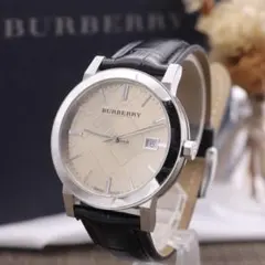 正規品【新品電池】BURBERRY BU9011/動作良好 チェック柄 ブラウンのサムネイル
