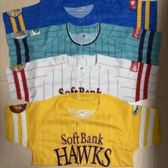 福岡ソフトバンクホークス 鷹の祭典　ユニフォーム 4枚セット　Lサイズ