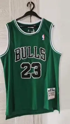 Mitchell&Ness NBA マイケルジョーダン バスケシャツ XL 緑 - メルカリ