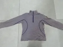 PEARLY GATES ストライプ ハーフジップシャツ サイズ2