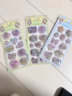 ラブブ　ウォーターシール 3点セット　シール交換大人気大きいサイズ　②