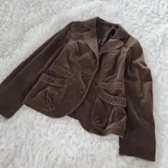 viva presto テーラード ジャケット ブラウン 長袖 レディース S