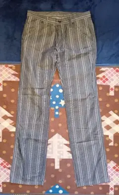 COMME CA ISM ストライプパンツ M