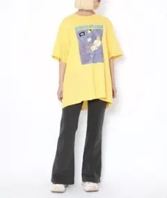 PUNYUS tシャツ DIGITALIZEビッグTシャツ レディース メンズ