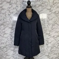ロートレアモン　（38）　ダウンジャケットロングコート　ネイビー
