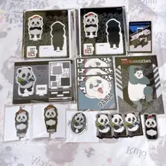 呪術廻戦 カフェ アクリルスタンド アクリルバッジ ステッカー他 パンダ セット