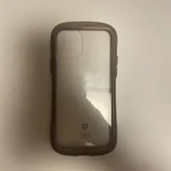 【iFace】iPhone12 スマホケース クリアブラウン
