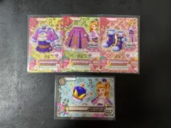 アイカツカード　ピンクキングマウスコーデ