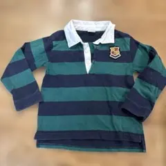 petit main ストライプ長袖カットソー 110