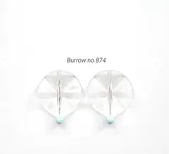 no.874 ガラスビーズのピアス, イヤリング