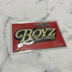 【新品未開封】SixTONES BOYZ CD特典 キーホルダー