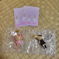 ハローキティ トレーディングマスコットストラップ 2個セット