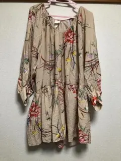 H&M 花柄ブラウス　チュニック