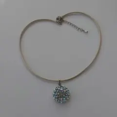 値下げ《未使用・匿名配送》アドレアーニ　スワロフスキークリスタル半球大ネックレス