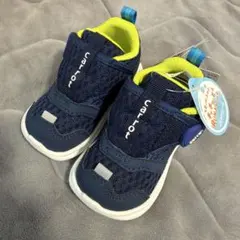 新品　ムーンスター　ベビーシューズ　12センチ　ネイビー