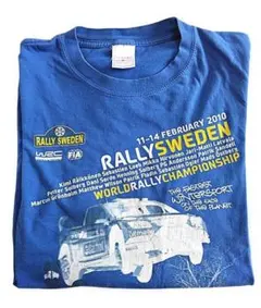 RALLY SWEDEN 2010 WRC 公式 Tシャツ XXL