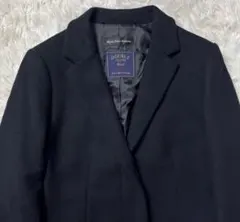 グリーンレーベルリラクシング✴︎カシミヤ混ウール コート ネイビーL