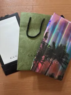 GUCCI 紙袋　ショッパー　限定バッグ　3枚セット