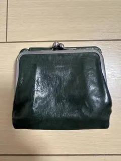 genten 二つ折り財布 がま口 グリーンのサムネイル