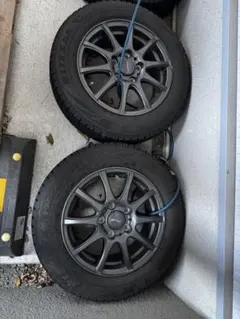 エスティマハイブリット新車外しタイヤ アルミセット 215/60/R17