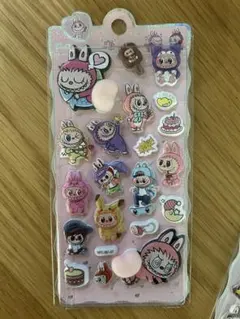 ラブブ　キャラクター おしりぷっくりシール