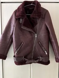 ライダースジャケット レザー 裏ボア