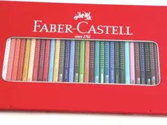 【美品】Faber-Castell水彩色鉛筆缶入り36色セットのサムネイル
