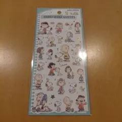 スヌーピー フラッフィースケッチステッカー みどり