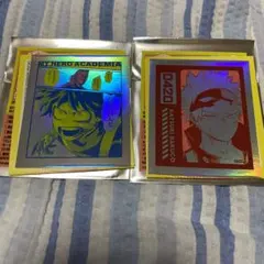 ヒロアカ　オーロラステッカー　緑谷出久　爆豪勝己