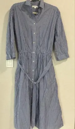 niko and ... ストライプシャツワンピース