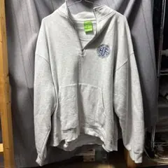 HUF ハーフジップ スウェット グレー XLのサムネイル