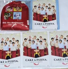 不二家 おかし巾着 ぺこちゃん スノーマン チラシ4枚