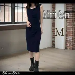 Mimi Grant ノースリーブ アガットブルー MT シンプル セクシー新品のサムネイル