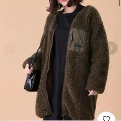 フリークスストア別注 ファーストダウン ボアブルゾン ブラウン