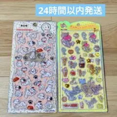 うるちゅる　トムとジェリー　プチドロップステッカー　１０１匹わんちゃん