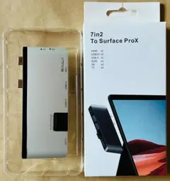 【現品限り☆大特価❣】7in2 USBハブ Surface Pro X用