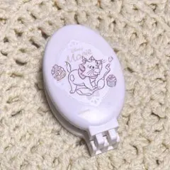 スリーピー　Disney マリー　ミラー付きヘアブラシ