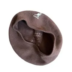 KANGOL カンゴール ウール ベレー帽 茶色 ブラウン　フリーサイズのサムネイル