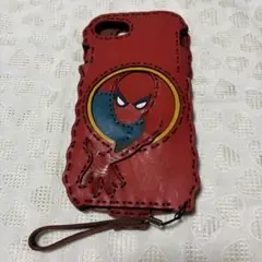ojaga design スパイダーマン レザーケース 日本製　新品未使用のサムネイル