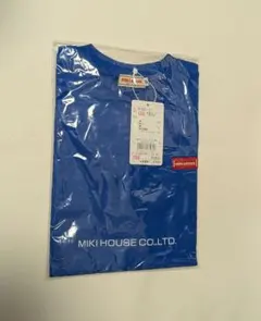 ミキハウス　新品　130cm　半袖Tシャツ　青