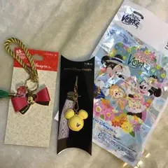 再特価❤️ディズニー♡ミニーバッグチャーム&マカロンストラップ2点セット未使用
