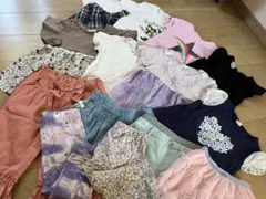 キッズ服セット 130 多色 Tシャツ パンツ