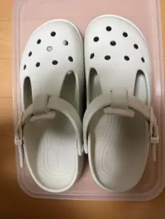 Crocs ストラップ 厚底 サンダルのサムネイル